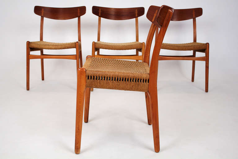 Mid-20th Century Hans Wegner Dining Chairs