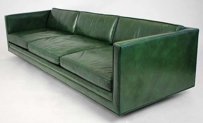 Mid-Century Modern Harvey Probber Leather Sofa