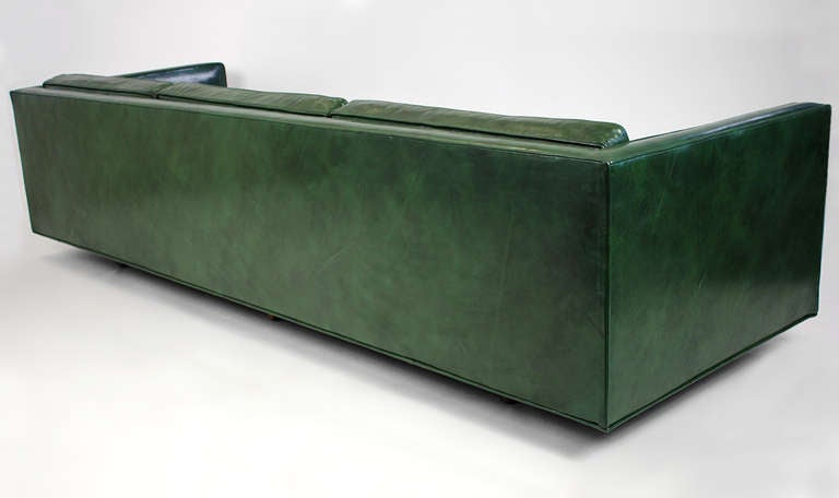 American Harvey Probber Leather Sofa