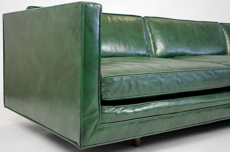 Mid-20th Century Harvey Probber Leather Sofa