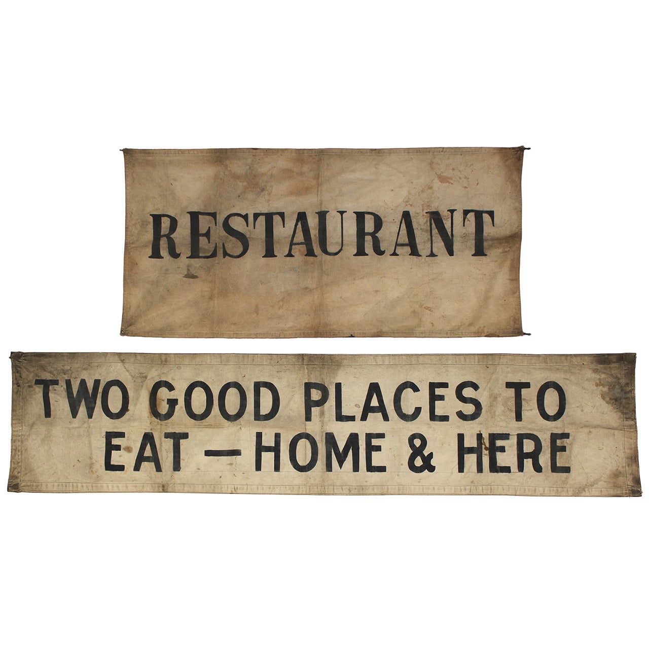 Depression Era Restaurant Signs