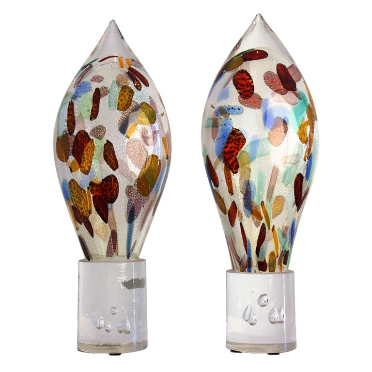 Seguso Murano Art Glass Sculptures