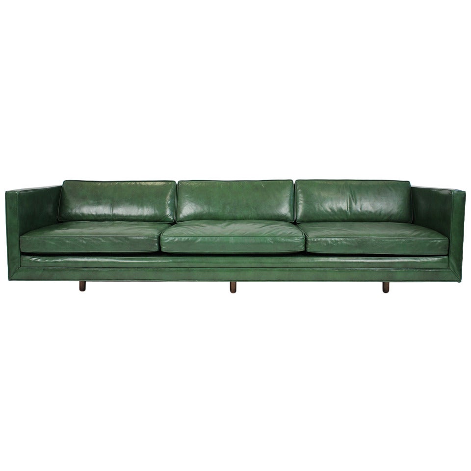 Harvey Probber Leather Sofa