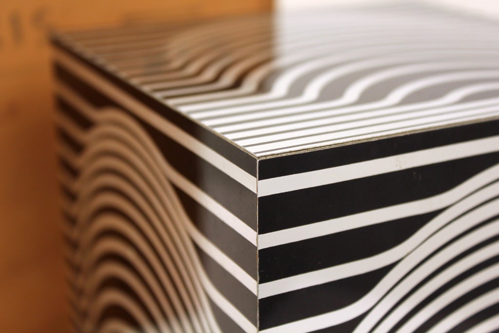 Victor Vasarely Cube Sculpture 1