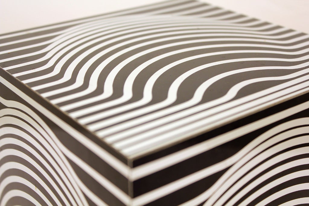 Victor Vasarely Cube Sculpture 2