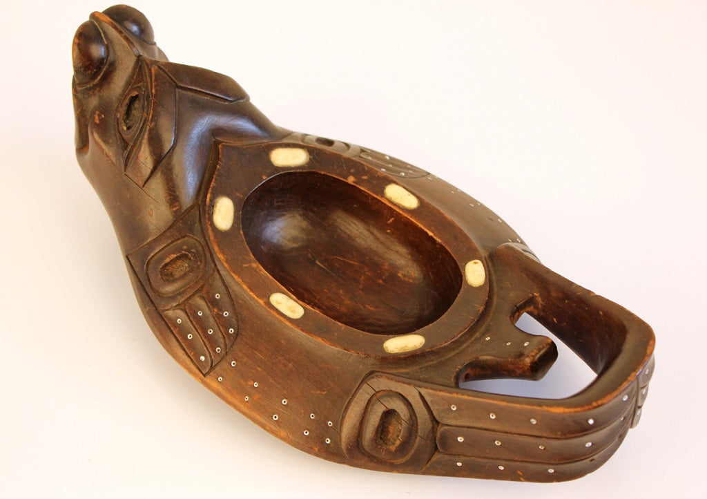 Wood Haida  Dogfish Bowl