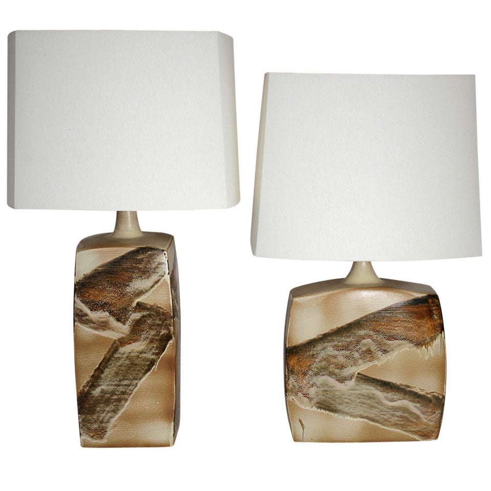 Pair of Ceramic Table Lamps