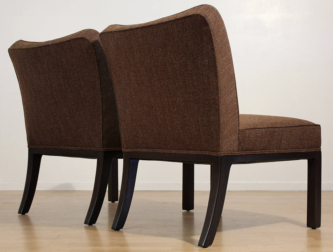Wormley for Dunbar Pair of Chairs In Excellent Condition In San Diego, CA