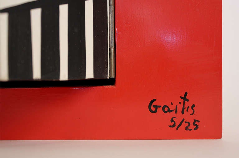 20th Century Yannis Gaitis Sculpture Painting