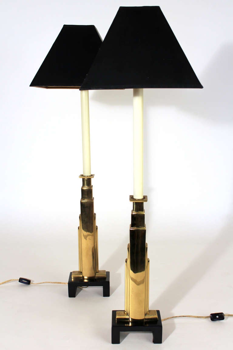 Art Deco Chapman Lamp Pair