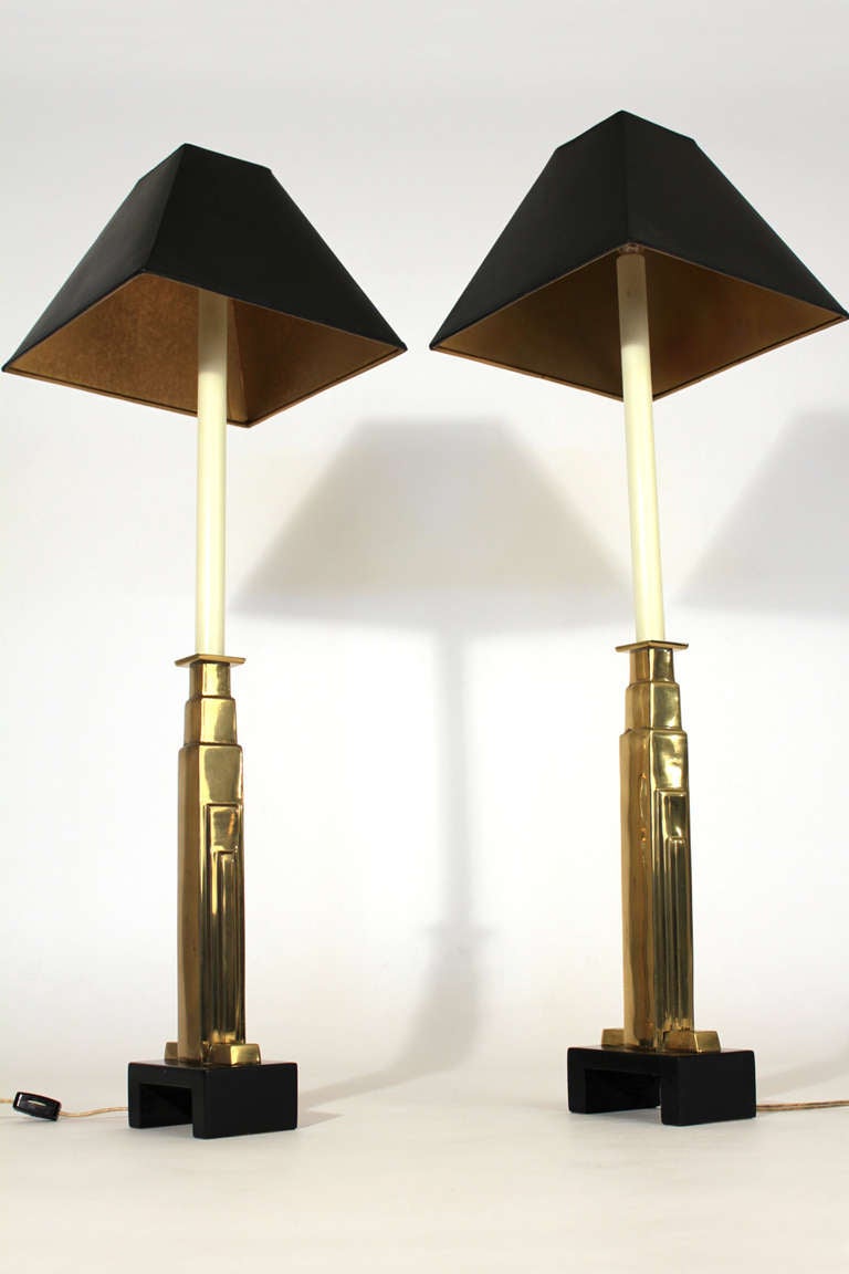 Chapman Lamp Pair In Good Condition In San Diego, CA
