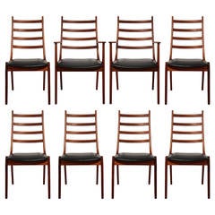 Kai Kristiansen Danish Modern Teak Dining Chairs