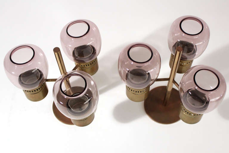 Mid-Century Modern Hans Jakobsson Candelabra Pair