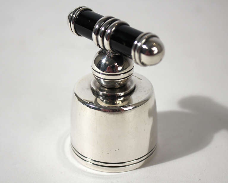 Christofle Champagne Cork or Bottle Stopper In Excellent Condition In San Diego, CA