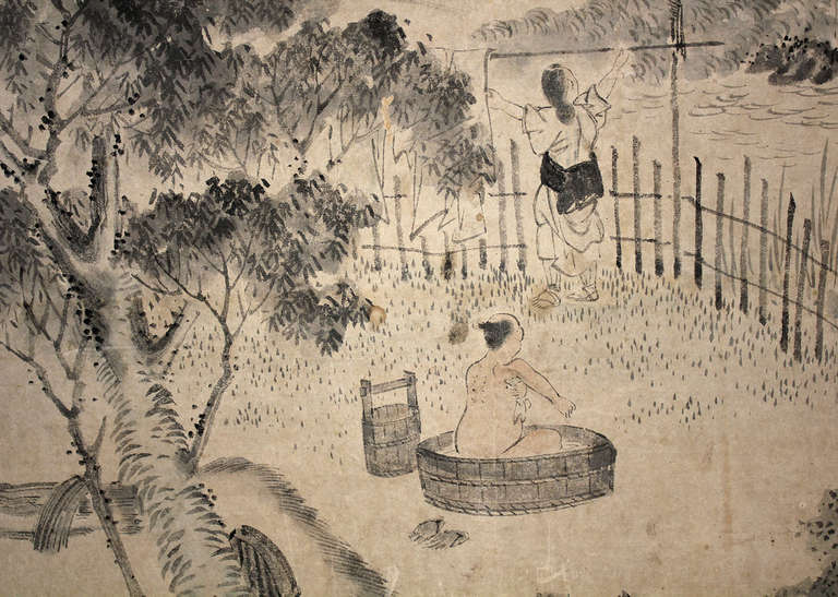 18th Century and Earlier 18th Century Japanese Scroll Paintings