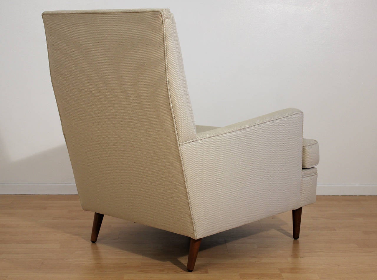 Mid-Century Modern Lounge Chair and Ottoman Attributed to Paul McCobb 1