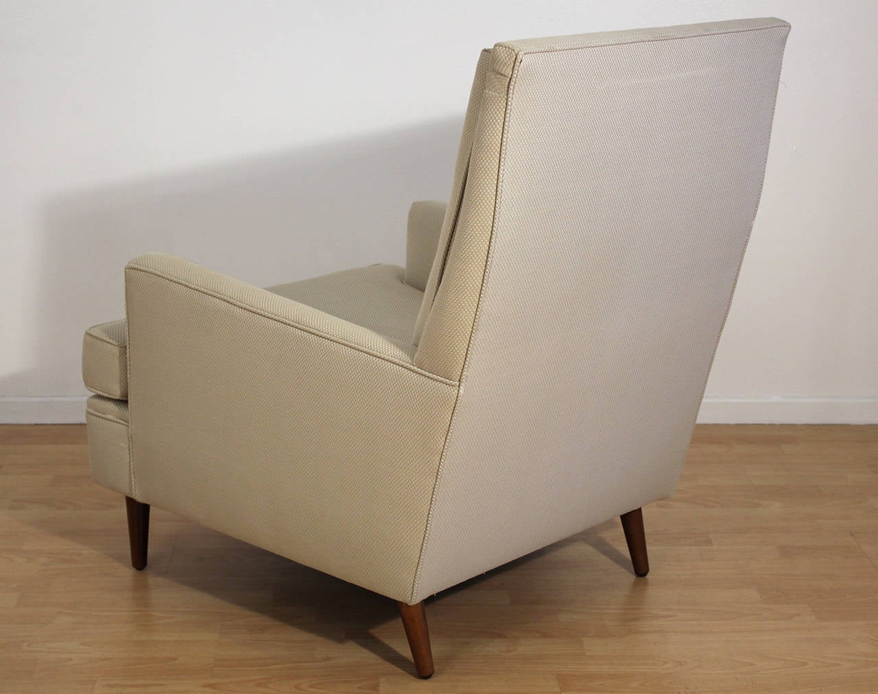 Mid-Century Modern Lounge Chair and Ottoman Attributed to Paul McCobb 3