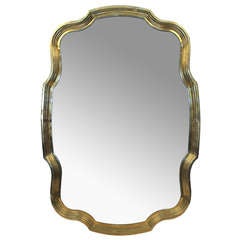 Brass Mirror by Baker