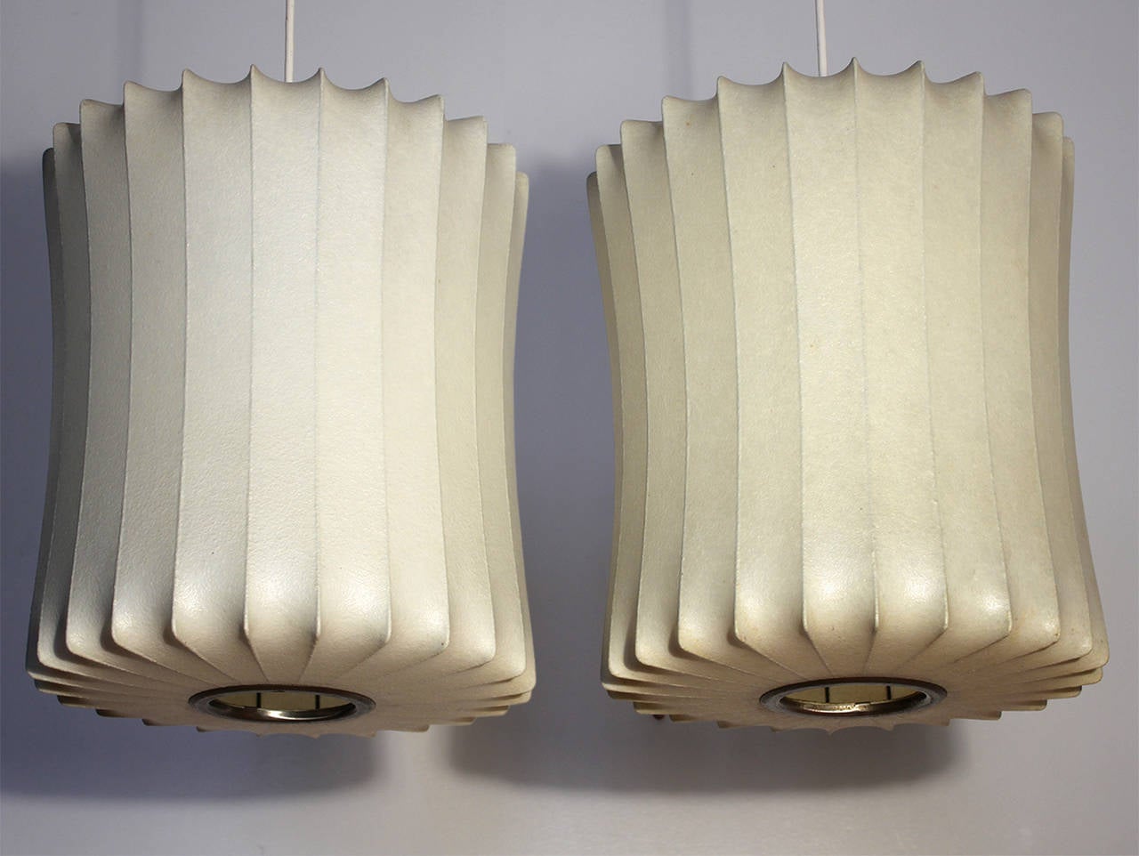 Mid-Century Modern George Nelson for Howard Miller, Pair of Bubble Lamps