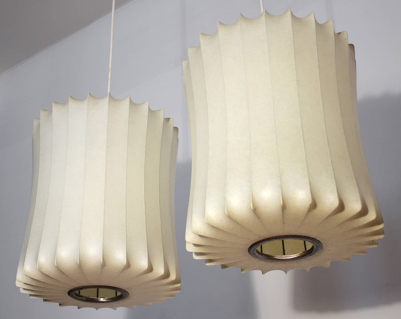 American George Nelson for Howard Miller, Pair of Bubble Lamps
