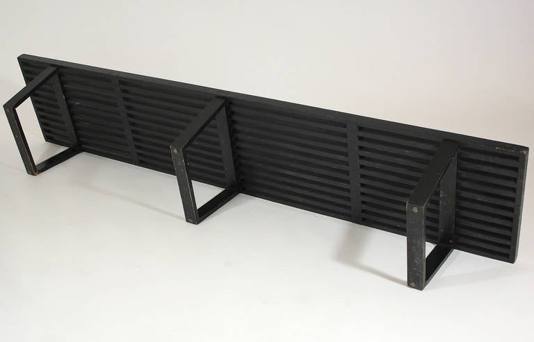 Long George Nelson Bench with Original Finish 3