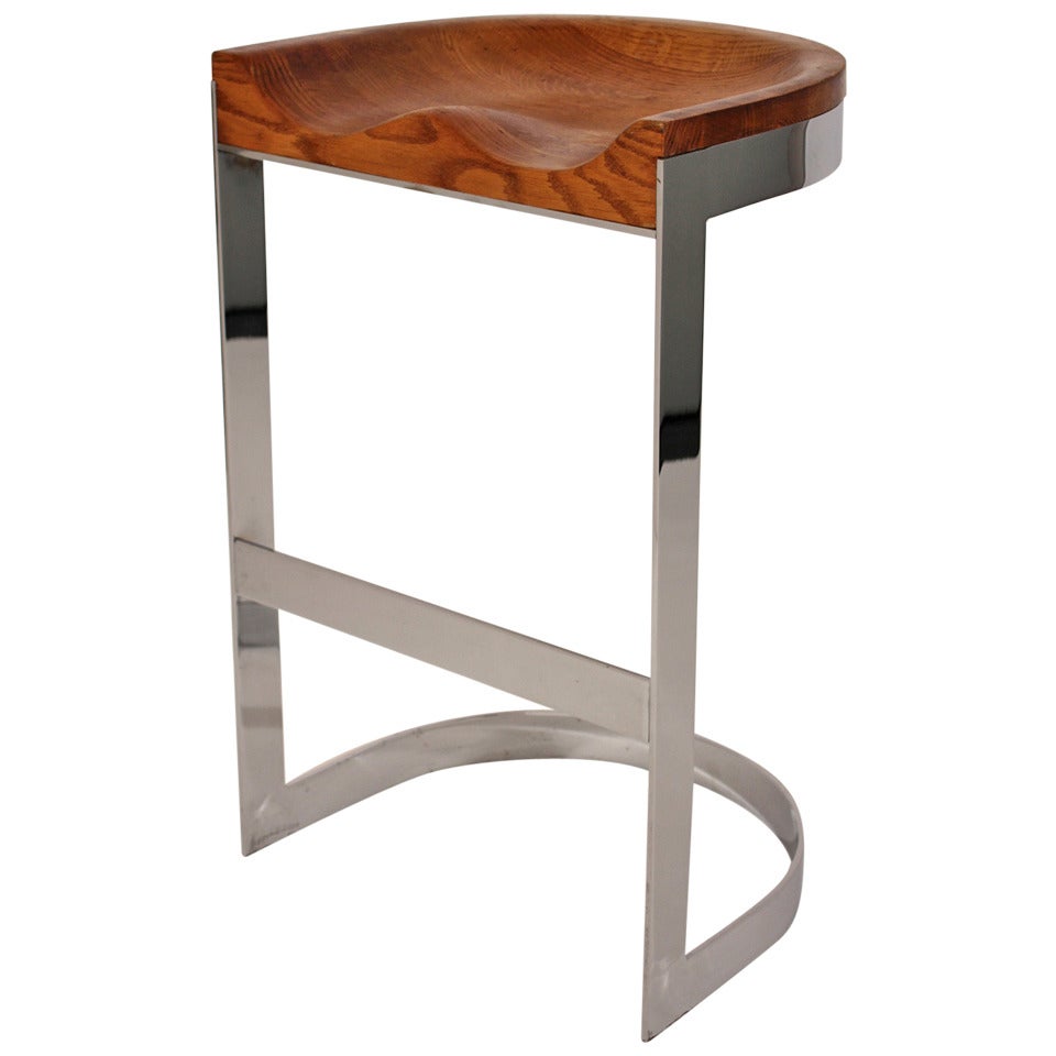 Warren Bacon Stool at 1stDibs