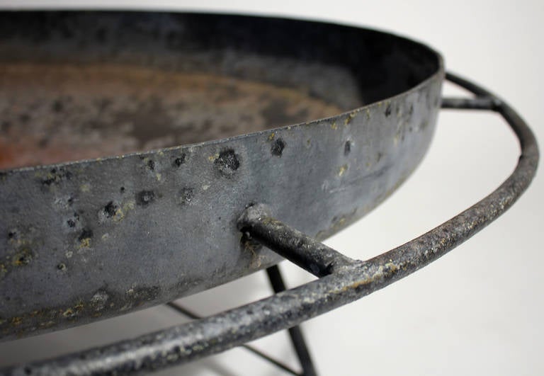 American Large Modernist Fire Pit by Lobachi, 1950s