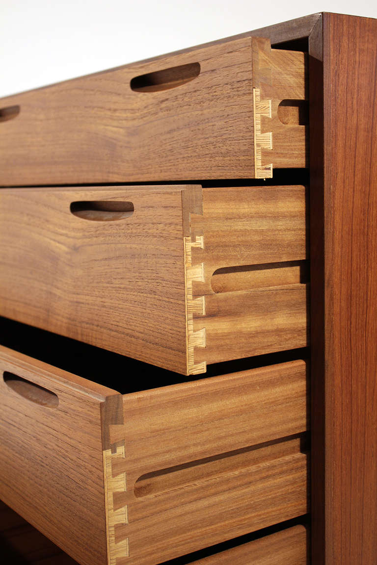 Teak Danish Modern Chest of Drawers