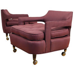 Pair of Club or Lounge Chairs 8