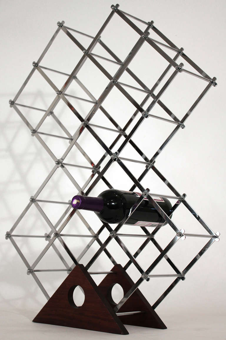 Unusual Wine Rack at 1stdibs