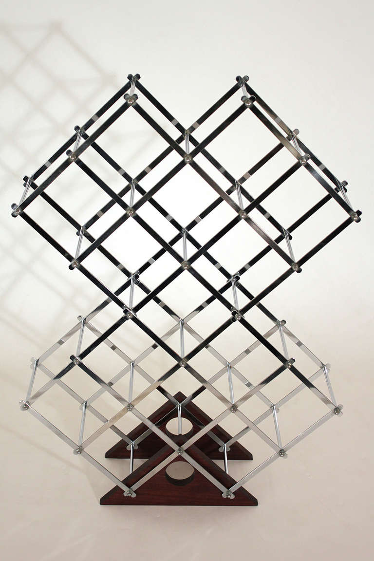 Unusual Wine Rack at 1stdibs