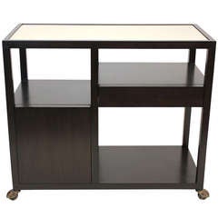 Harvey Probber Cocktail Cabinet Bar Cart