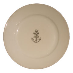 Set of 5 Plates with Anchor