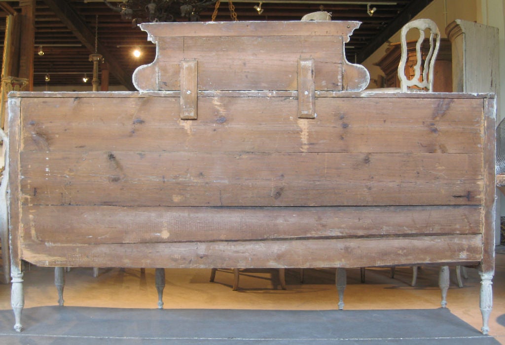 19c Gustavian Bench with 2 Bolsters