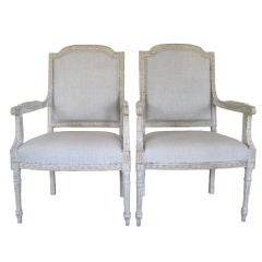 19c Louis XVI Fauteuils