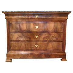 19c Louis Philippe Commode with Marble