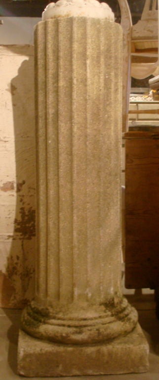 19c Pair of Columns in Pier du Mare