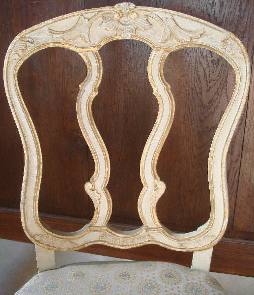 Italian Louis XV  Set of 6 Chairs