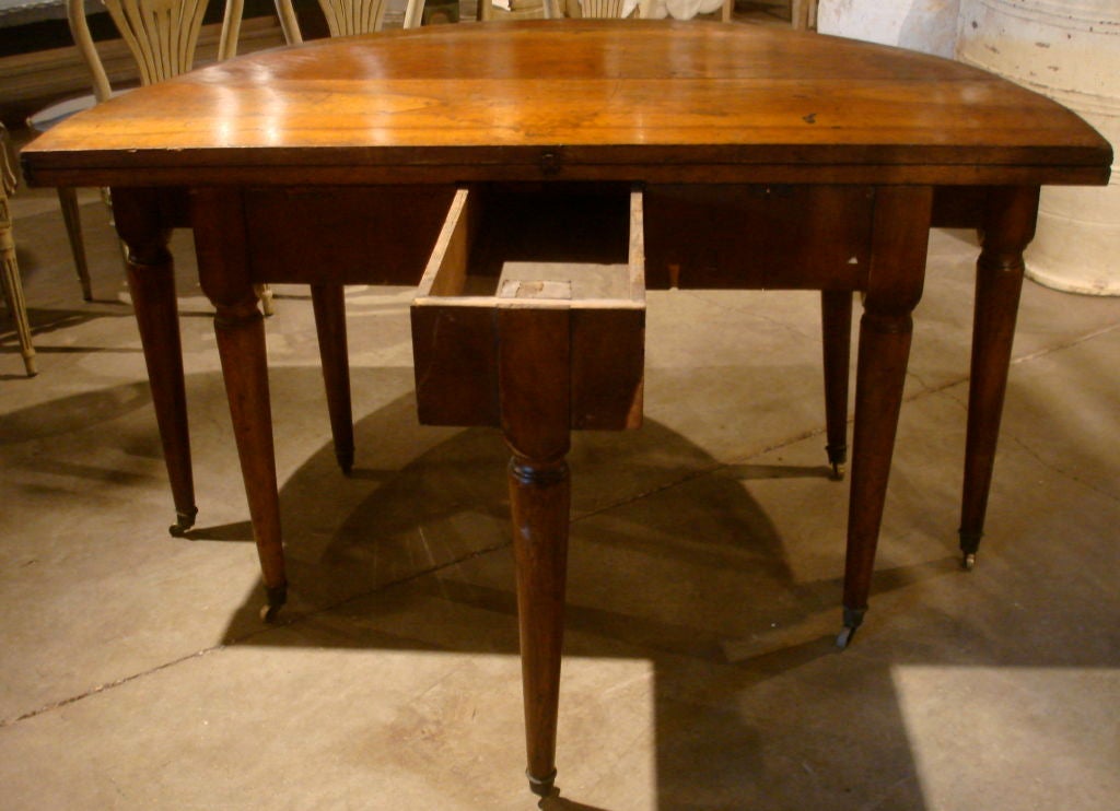 French 18c Directoire Table in Noyer