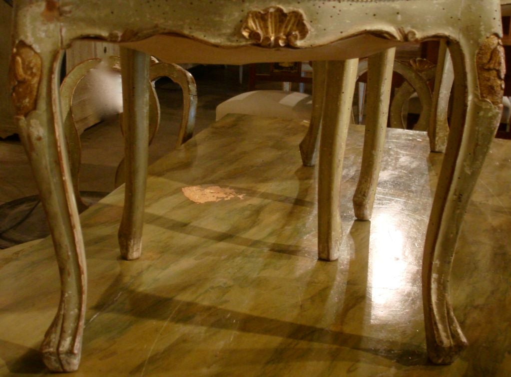 Italian Venetian Set of 6 Chairs