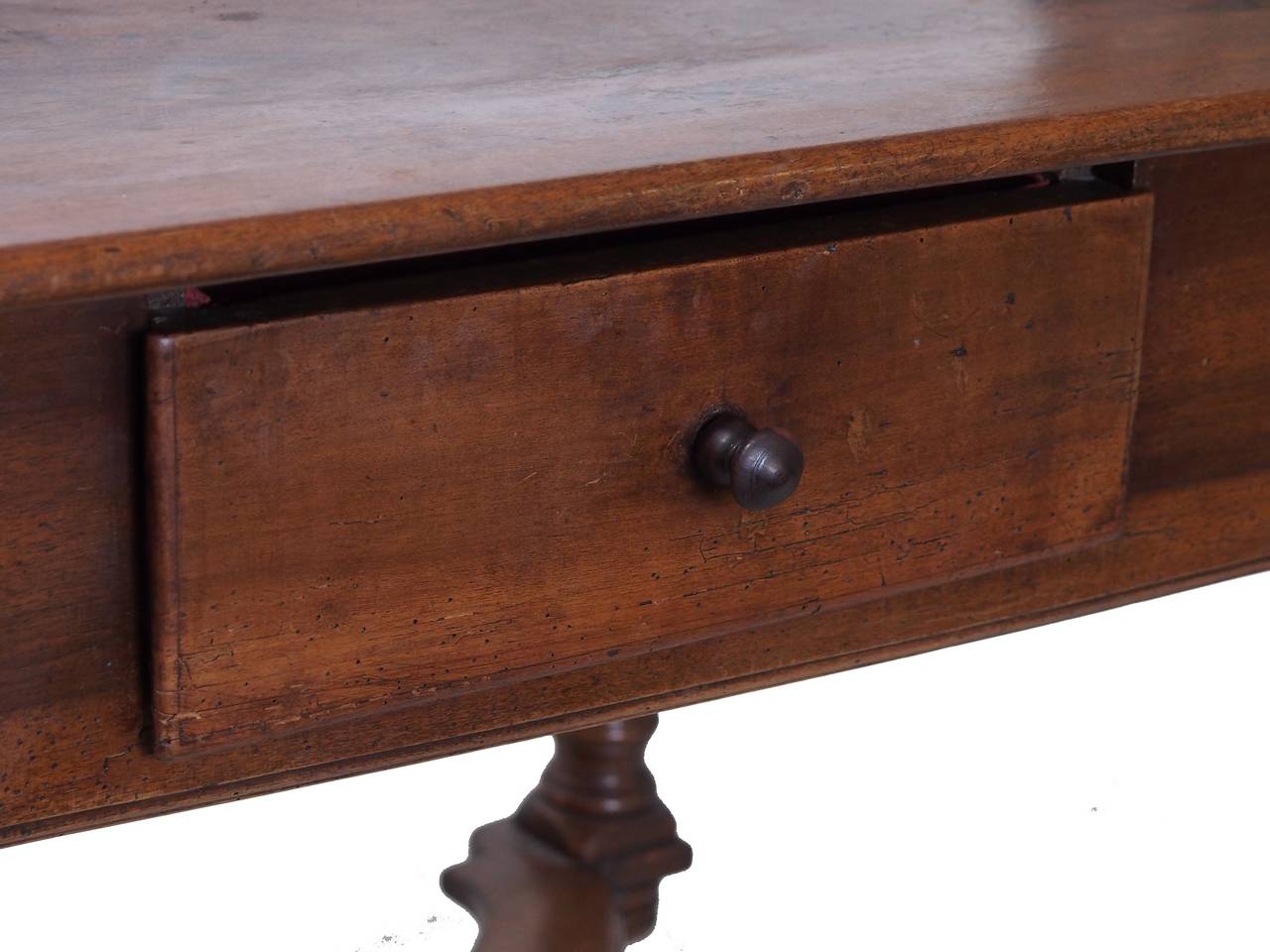 18th Century French Louis XIII Walnut Desk 1