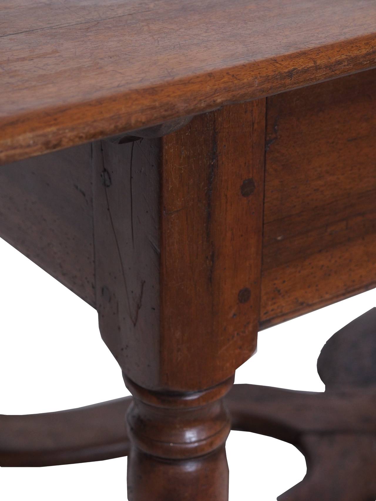 18th Century French Louis XIII Walnut Desk 3
