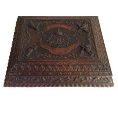 Antique 19th Century Napoleon III Receiving Card Box