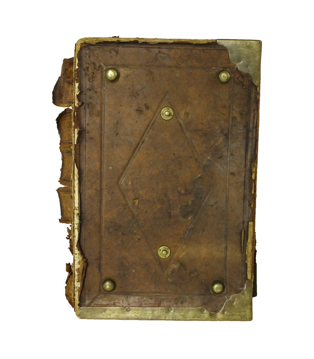 19c Antique Roman Song Book In Fair Condition In New Orleans, LA