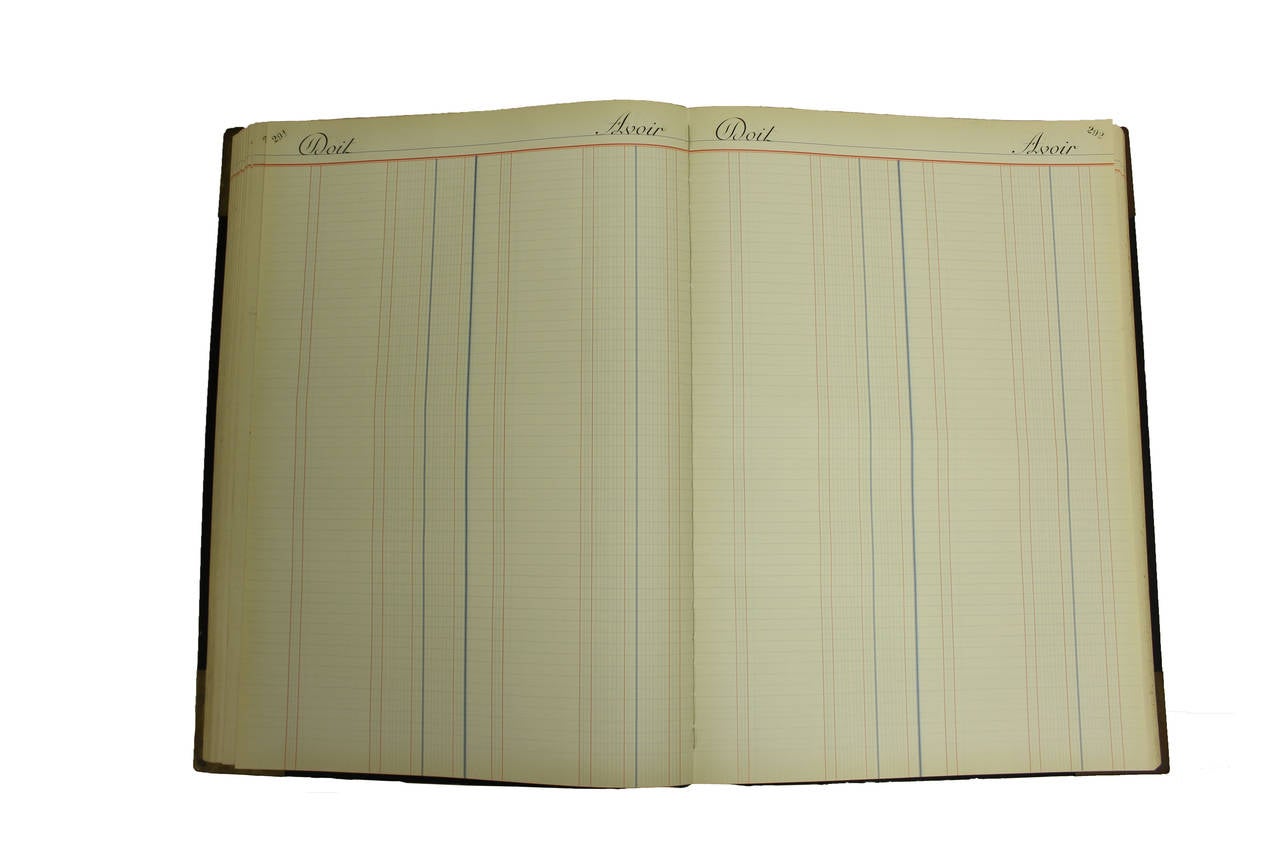 Large Ledger Books For Sale at 1stdibs