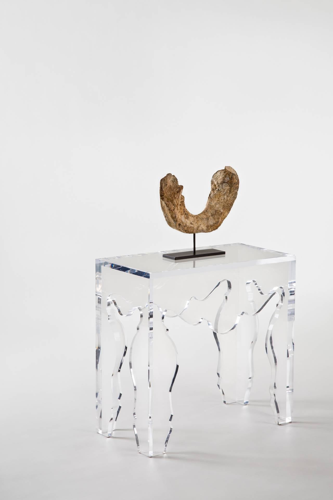 Contemporary Martini Side Table in Acrylic For Sale at 1stDibs