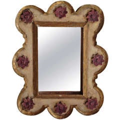 Vintage Italian Scalloped Mirror Vintage Italian Scalloped Mirror