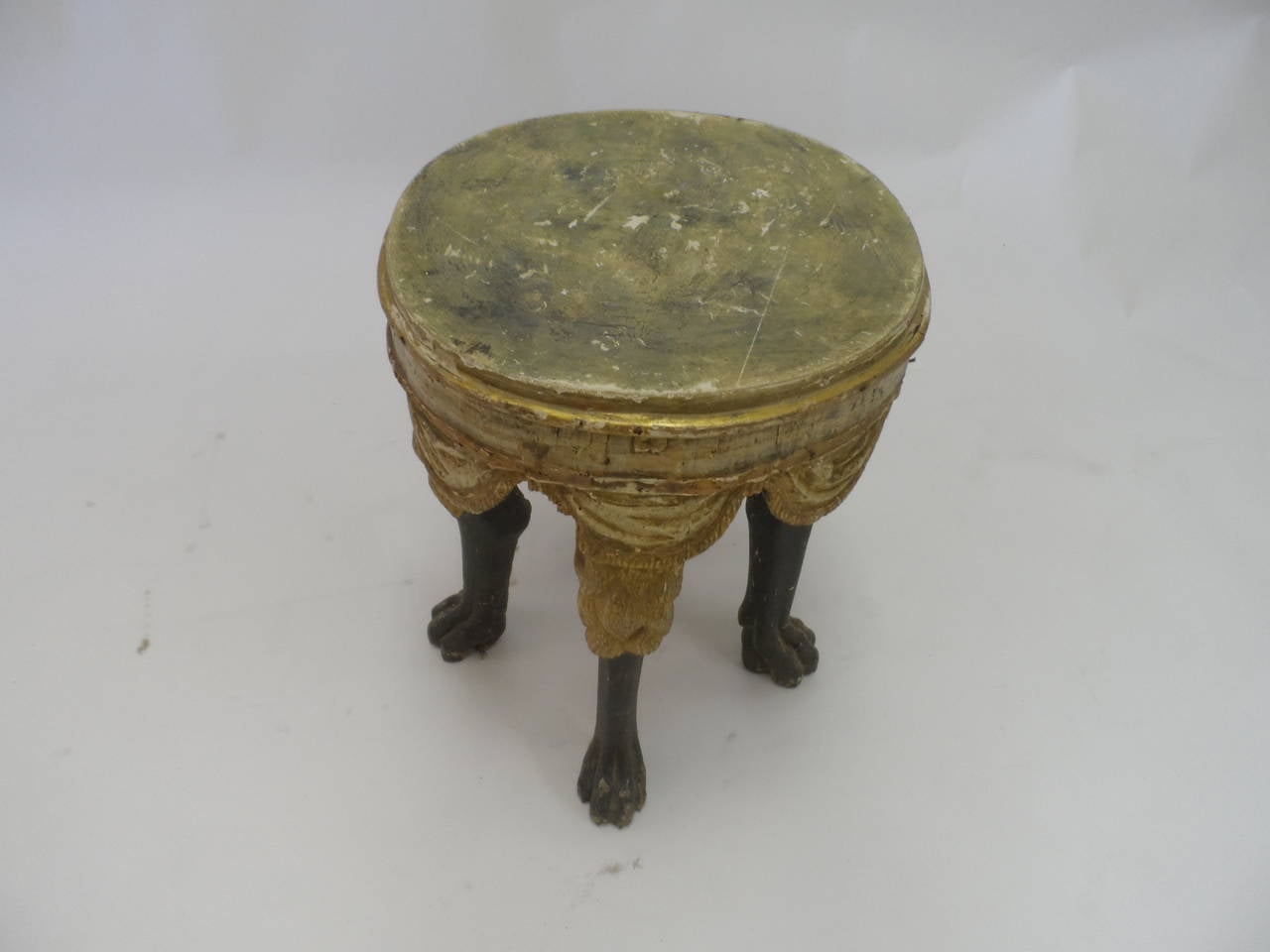 18th Century Italian Footed Stool at 1stDibs