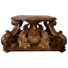 19th Century Silverleaf Italian Altar Table