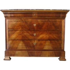 19th Century Louis Philippe Commode with Marble
